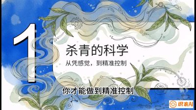 第05节（加工篇）：决胜2分钟：用&ldquo;数字温控&rdquo;破解杀青不匀，复刻大师级手工口感，课程：《茶金时代：从&ldquo;看天吃饭&rdquo;到&ldquo;精准控局&rdquo;的茶叶高产提质实战课》
