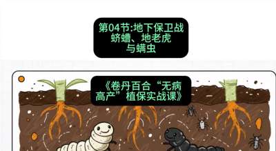 第04节：地下保卫战&mdash;&mdash;蛴螬、地老虎与螨虫 ，课程：《卷丹百合&ldquo;无病高产&rdquo;植保实战课》#识农AI