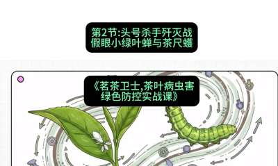 第02节：头号杀手歼灭战&mdash;&mdash;假眼小绿叶蝉与茶尺蠖，课程：《茗茶卫士&mdash;&mdash;茶叶病虫害绿色防控实战课》#识农AI