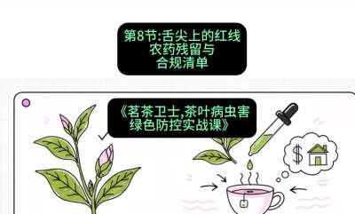 第08节：舌尖上的红线&mdash;&mdash;农药残留与合规清单，课程：《茗茶卫士&mdash;&mdash;茶叶病虫害绿色防控实战课》#识农AI