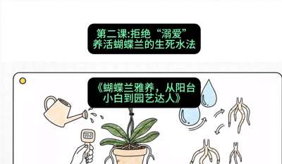 第二节：拒绝&ldquo;溺爱&rdquo;：养活蝴蝶兰的生死水法，课程：《蝴蝶兰雅养六讲：从阳台小白到园艺达人》#识农AI